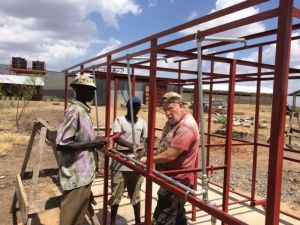 Dusch-huset i vardande